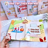 Combo of 18 Sheets of Notebook Covers According to Grades 3,4,5 Subject, Colorful Textbook Covers, S