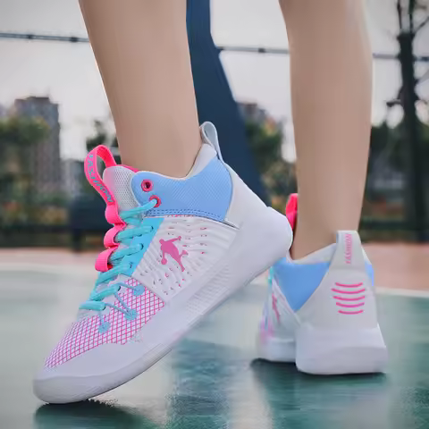 Hot Sale Brand Basketball Shoes for Children Boys Sports Shoes Non-Slip Platform Basketball Sneakers