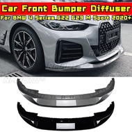 For BMW 4 Series G26 M Sport Front Bumper Splitter Lip Diffuser Spoiler for BMW 4 Series G26 M Sport