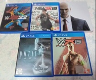 PS4 遊戲合集 WWE 2K19, NBA 2K19, Hitman, Until Dawn