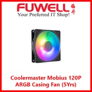 Fuwell - Coolermaster Mobius 120P ARGB Loop Dynamic Bearing Casing Fan (5Years Warranty)