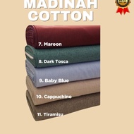 KATUN <Y-AIT < Premium Madinah Cotton Fabric Original Madinah Cotton by Madinah Fabric Plain Cotton 
