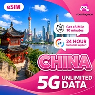 China China 5G eSIM Auto VPN | 8–30 Days Unlimited Data | Instant QR