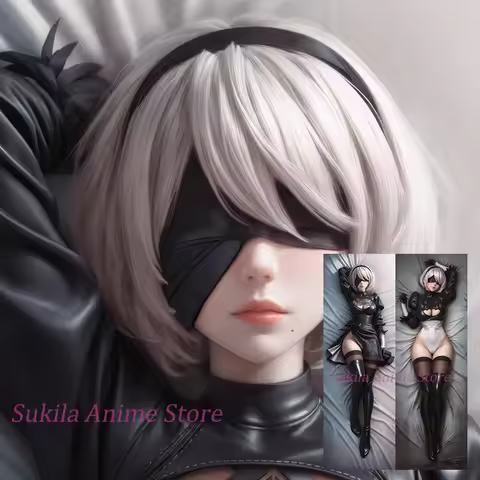 Dakimakura Yorha 2B Anime Body Pillow Cover Double-sided Print Life-size Pillowcase