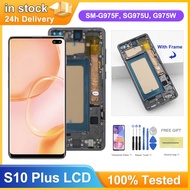 LCD Screen for Samsung Galaxy S10+ S10 Plus G975F/DS G975U G975W Lcd Display Digital Touch Screen wi