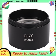 Wd165 0.5X Stereo Microscope Auxiliary Objective Lens Barlow Lens with 1-7/8 Inch(M48Mm)Mounting Thr