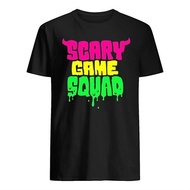 Fashion Oversize Wear Scary Game Squad T-Shirt Popular Men Casual Tshirt
