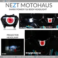 YAMAHA Y16 Y16ZR EXCITER155 PROJECTOR HEADLAMP HEADLIGHT LED LAMPU DEPAN SHARK POWER