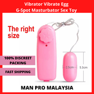 【MAN PRO MALAYSIA】 Vibrator Vibrate Egg G-Spot Masturbator Sex Toy for Female Telur getar 遥控跳蛋 单跳蛋 女