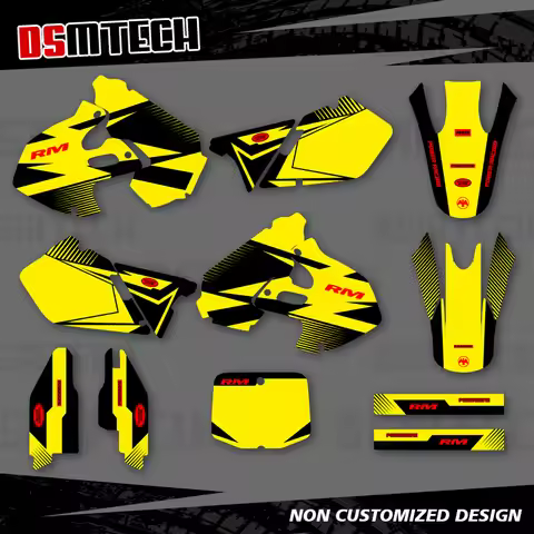 DSMTECH For SUZUKI RM125 RM250 RM 125 RM 250 1999 2000 Graphics Decals Stickers Motorcycle Backgroun