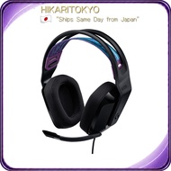 Logicool G Gaming Headset G335 Gaming Headset G335BK Lightweight 222g 3.5mm Wired Surround Stereo 2.