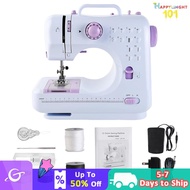 【New Arrival】505A Portable Sewing Machine Double Speeds Mending Machine 12 Built-In Stitches Sewing 