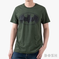 DOSH MENS T-SHIRTS BATMAN เสื้อยืดคอกลมผู้ชาย WRBMT5043-DG