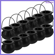12Pcs Halloween Party Mini Pot Small Cauldron Pot Halloween Decoration Small Cauldron Halloween Caul