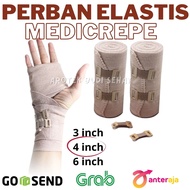 Perban Elastis Medicrepe ONEMED Perban Keseleo Perban Patah Tulang Perban Penopang 4 Inch Perban Kak