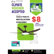(INSTALLATION AVAILABLE,CLIMATE VOUCHER, CDC VOUCHER) FANCO Tributo Ceiling Fan With Remote Control 