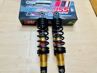 โช๊ค YSS แท้ DTG PLUS มี2สี แดงดำ สีดำ ทอง ดำดำ สำหรับใส่รถ YAMAHA รุ่น Fin115i Spark115i ความสูง 28