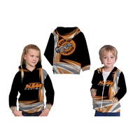 CHILDREN'S JACKET KTM RACING CUSTOM FULLPRINT MOTORCROSS TRAIL HOODIE JACKET