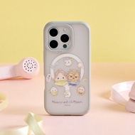 Disney Ufufy-美女與野獸款極光霧透MagSafe iPhone手機殼