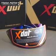 XDOT G118 VISOR🇲🇾 RACING VISOR (RAINBOW)