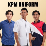 Baju KPM - 2XL Size - Baju Korporat KPM Lelaki - Koperat Lengan Panjang Pendek