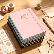 9.20-Schedule Book 20 Plan Book Canvas Hardcover Book Work Learning Notebook
