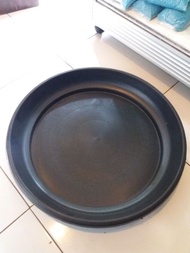 tatakan pot merk globallion 24//tatakan pot 60cm. - Hitam
