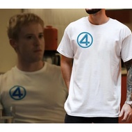 Baju Fantastic Four T-Shirt Fantastic 4 Emblem T-Shirt 100%Cotton Short Sleeve Lelaki & Wanita Graph