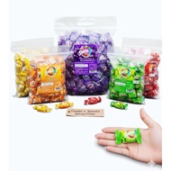 350biji Gula-Gula Super Chewy Candy Fruitplus Apple / Strawberry/ Blackcurrant / Orange / Mango 1KG