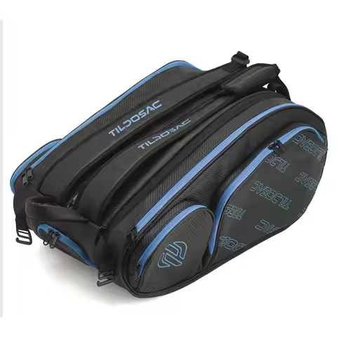 Detachable Pickleball Padel Bag Men Women Insulated Shoes Compartment Pickleball Paddles Racket Back