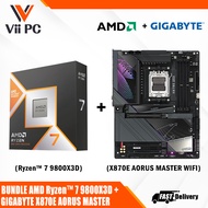 GIGABYTE X870E AORUS MASTER GAMING WIFI AM5 ATX Motherboard + AMD Ryzen™ 7 9800X3D Desktop Processor