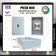 GEB 60-100A MCCB METAL DISTRIBUTION BOX MCCB Board (Single MCCB Slot)