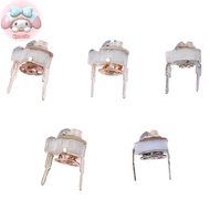 Flym 5PCS 5MM Ceramic Trimmer Capacit Adjustable Capacitor Trimmer Variable Ceramic Capacitor 3PF 5P