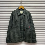 < OPMM >-[Wtaps] Striped Denim Jacket