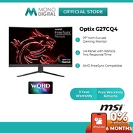 MSI Optix G27CQ4 / G32CQ4 Curved Gaming Monitor with WQHD (27"/31.5"/2560x1440/165Hz/VA Panel/1ms)