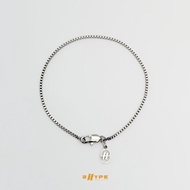 2HYPE Box Bracelet (Silver) 2mm