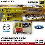 CLUTCH SET FORD RANGER 2.200 MAZDA BT50 PRO YEAR 2012-2019 ORIGINAL LUK