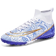 Tf/fg Men Soccer Shoes Cleats Society Grass Training Football Field Boots Sports Outdoor Unisex Kids