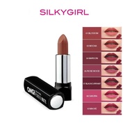 SILKYGIRL Lipstick Powder Matte OMG! Lipstik Bibir Coklat Merah