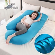 Genuine Zcare G-shaped pregnancy pillow made of soft, cool and luxurious Thai Silk fabric (1.65*0.82