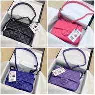 Chanel Female Bag 2020 Spring Summer Flap mini Caviar Cowhide‮Fat Square‬Zisiong Color logo Hardware