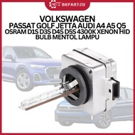 VOLKSWAGEN PASSAT GOLF JETTA AUDI A4 A5 Q5 OSRAM D1S D3S D4S D5S 4300K XENON HID BULB MENTOL LAMPU
