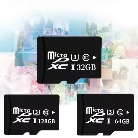 U3 MicroSD Card Multi-Pack – 8GB/16GB/32GB/64GB/128GB for Phones, Tablets & Trail Cameras