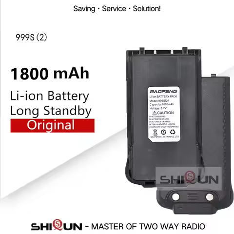 Original Baofeng 999S BF-999S 999S Plus 999S(2) Battery DC 3.7V 1800mAh Battery Baofeng Cheap Two Wa