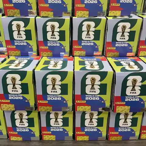 FIFA 2026 Panini World Cup Collectible Sticker Full Box 50 Packs Soccer Stickers, Football Fan Colle