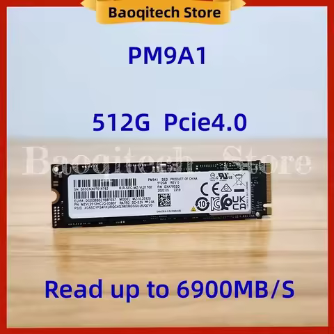 PM9A1 256G 512G 1TB 2TB 2280 NVME PCIE4.0 M.2 1024GB Computer M.2 SSD Solid State Drive FOR Samsung