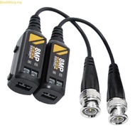 Doublebuy Interferences Resistant Video Balun Transmits AHD CVI TVIs CVBS Over Cat5 Cable for Commer