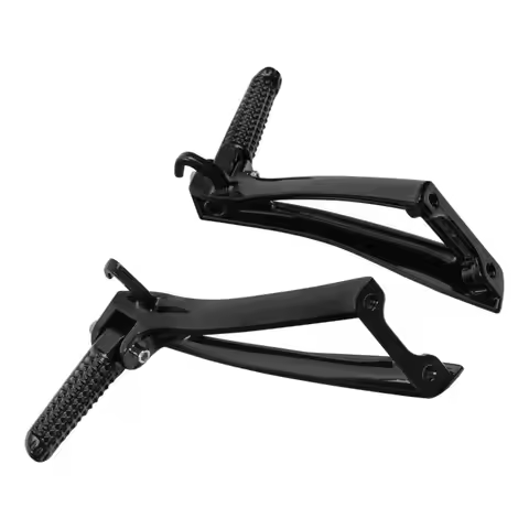Motorcycle Rear Passenger Footrest Foot Pegs Bracket Set For Yamaha YZF-R6 2006-2016 Driver Rider Fo