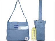 Denim Blue Canvas Shoulder Bag Japan Magazine Appendix Daily Russet Satchel