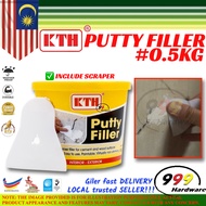 999 KTH Putty Filler【0.5KG】/Wall Putty Filler/ Gap Holes Wall Cracks Filler/ Wall Filler/ Gap/ Wood 